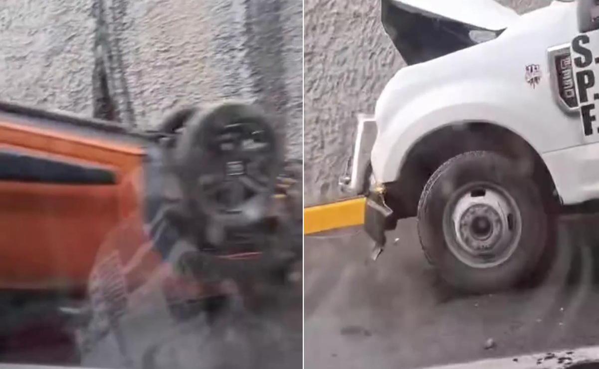 Volcadura en la Av. Las Torres deja un lesionado en Toluca