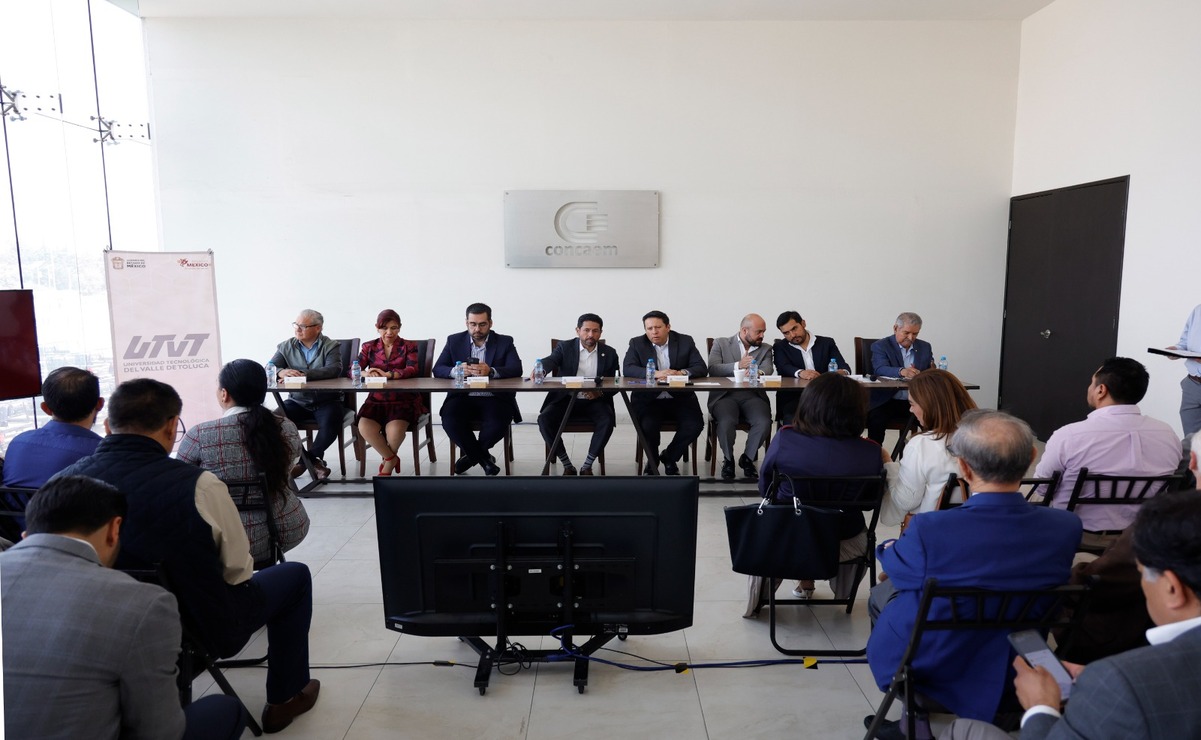 Mauricio Massud Martínez, presidente de Concaem, subrayó que este acuerdo busca alinear los contenidos educativos con las necesidades reales de las industrias mexiquenses / Foto: Arturo Hernández