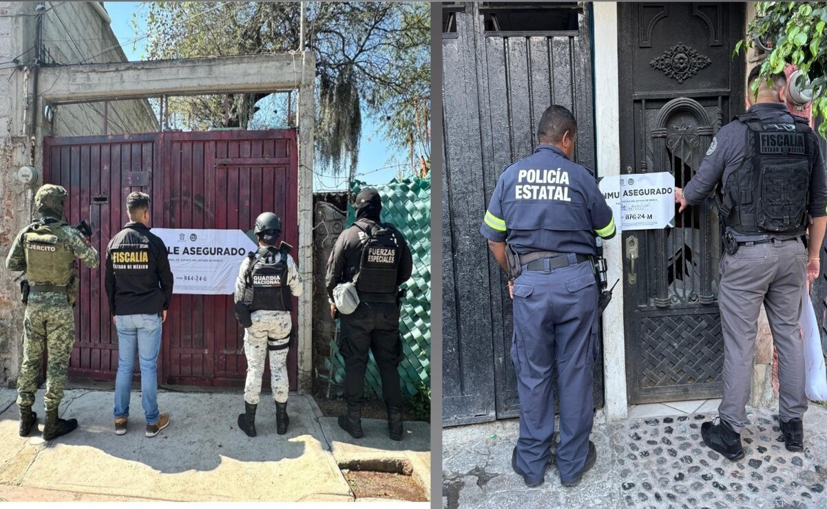 Decomisan armas artesanales, drogas y aseguran inmuebles en el Edoméx