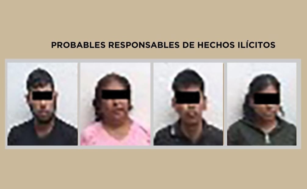 Los cuatro implicados intentaron huir al notar la presencia de los uniformados, pero fueron alcanzados y asegurados. Foto Especial