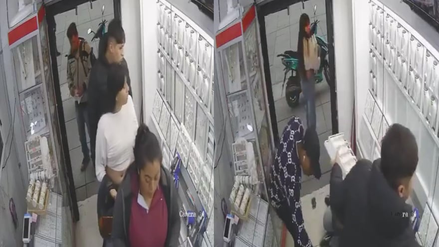 Asalto a joyería en el centro de Chalco: Cámaras captan robo frente a la presidencia municipal
