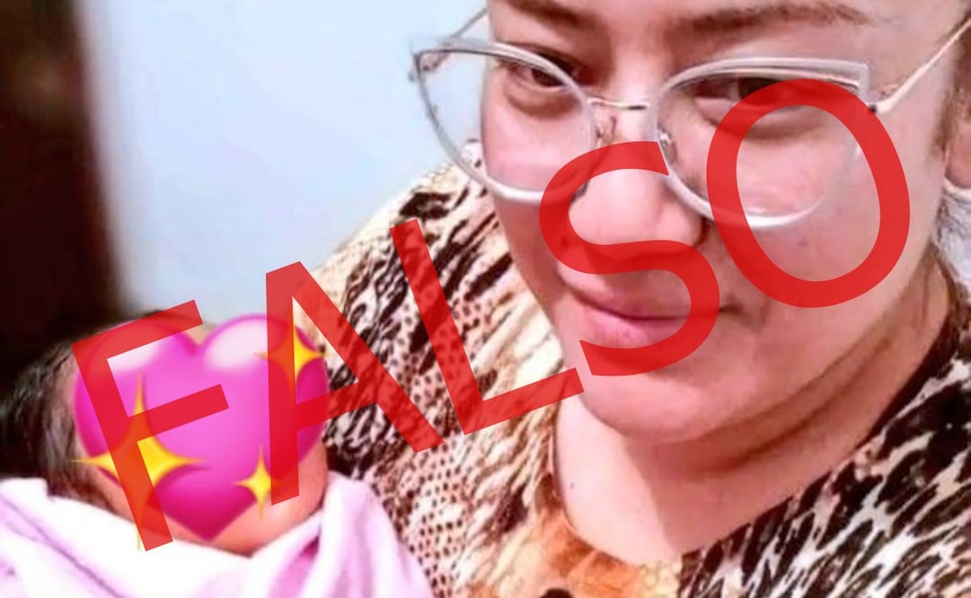 La abuela paterna desmintió que se trate de ella la imagen que circula en redes sociales y pidió respeto. Foto: Captura de pantalla