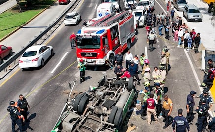 Video del accidente en la México-Pachuca: Choque de camión contra microbús dejó 14 heridos en Tlalnepantla