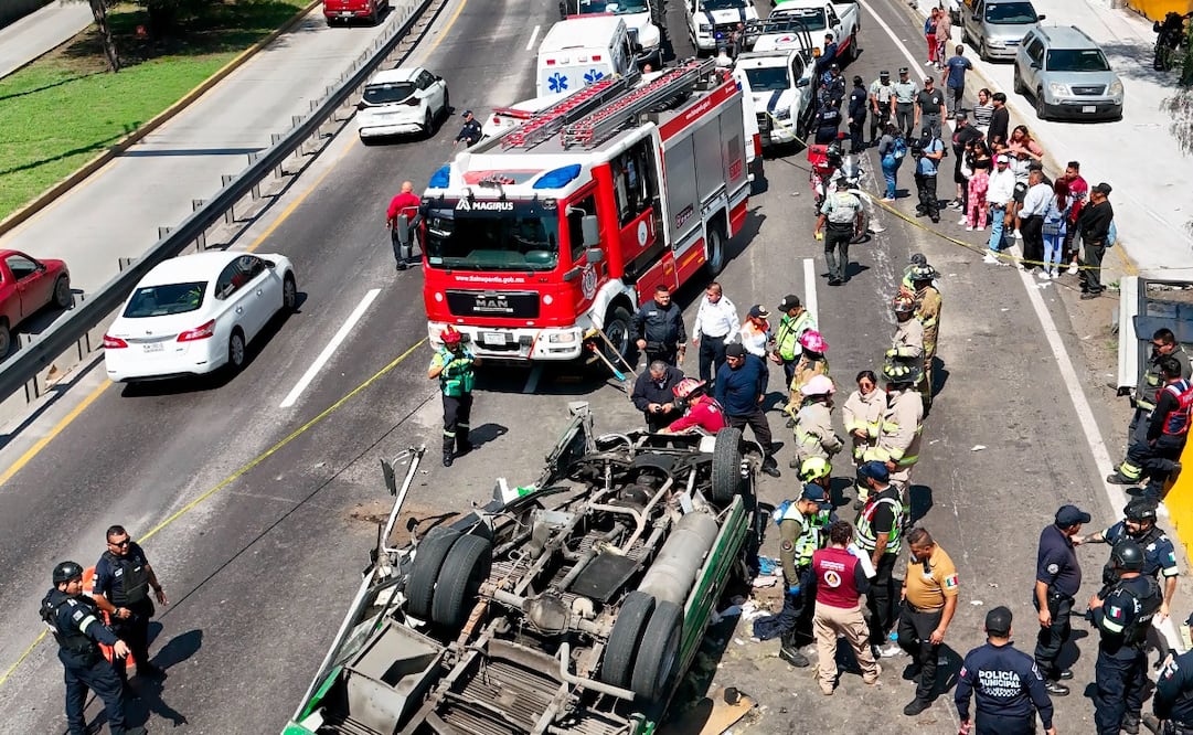 Cuerpos de emergencia confirmaron que entre las 14 personas lesionadas se encuentra un menor de edad. Foto Especial