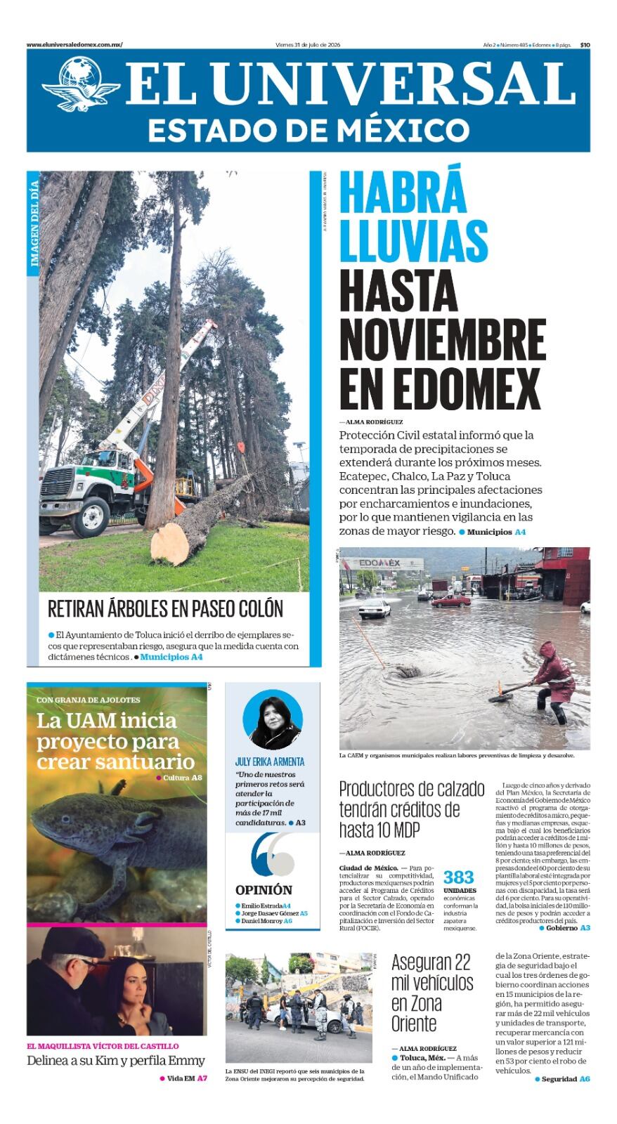 Portada 31 de julio de 2026