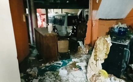 Explosión por acumulación de gas deja dos heridos en Tlalnepantla