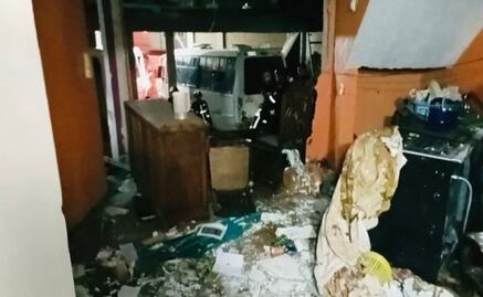 Explosión por acumulación de gas deja dos heridos en Tlalnepantla