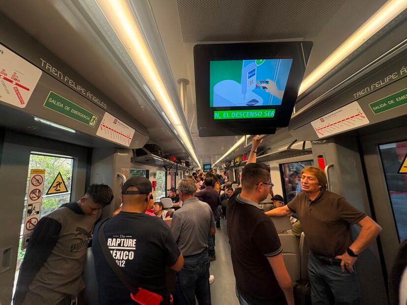 Buenavista es la que mayor afluencia diaria de gente registra con 9 mil 873 pasajeros, luego el AIFA con 4 mil 390. Foto: Arturo Contreras/ El Universal