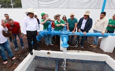 Abrir la llave y que caiga agua, una realidad en la Quinta Zona