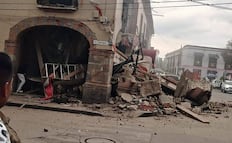 Colapsa construcción en Ixtlahuaca, no se reportan pérdidas humanas