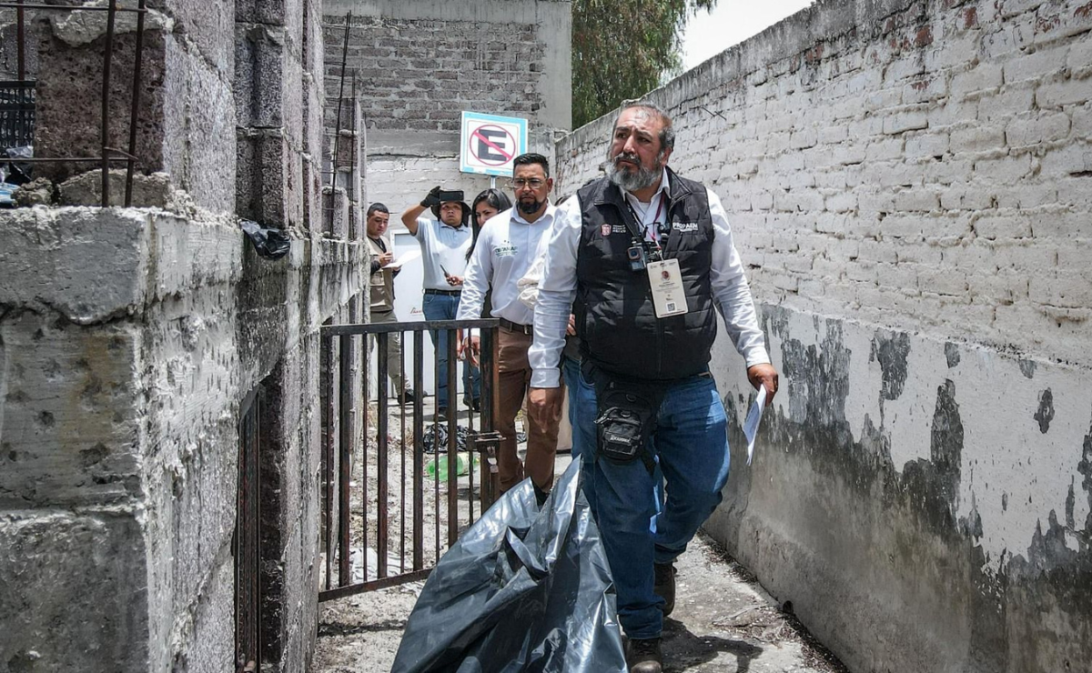 Un perro gravemente abandonado fue rescatado de un supuesto centro de atención en Teotihuacán, que ahora está clausurado. Un compromiso del Edomex contra la crueldad animal. Foto: Especial