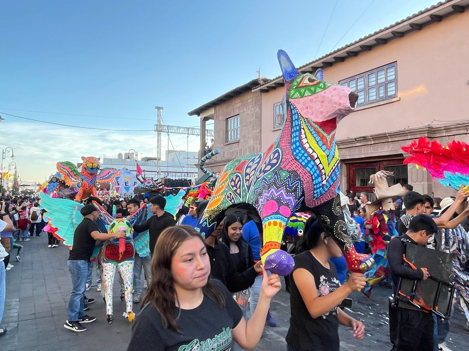 Se presentaron danzas como "Las Pastoras" y "Los Santiagueros". Foto Michelle Sánchez