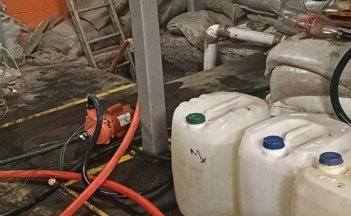 Aseguraron 190 litros de combustible / Foto Especial