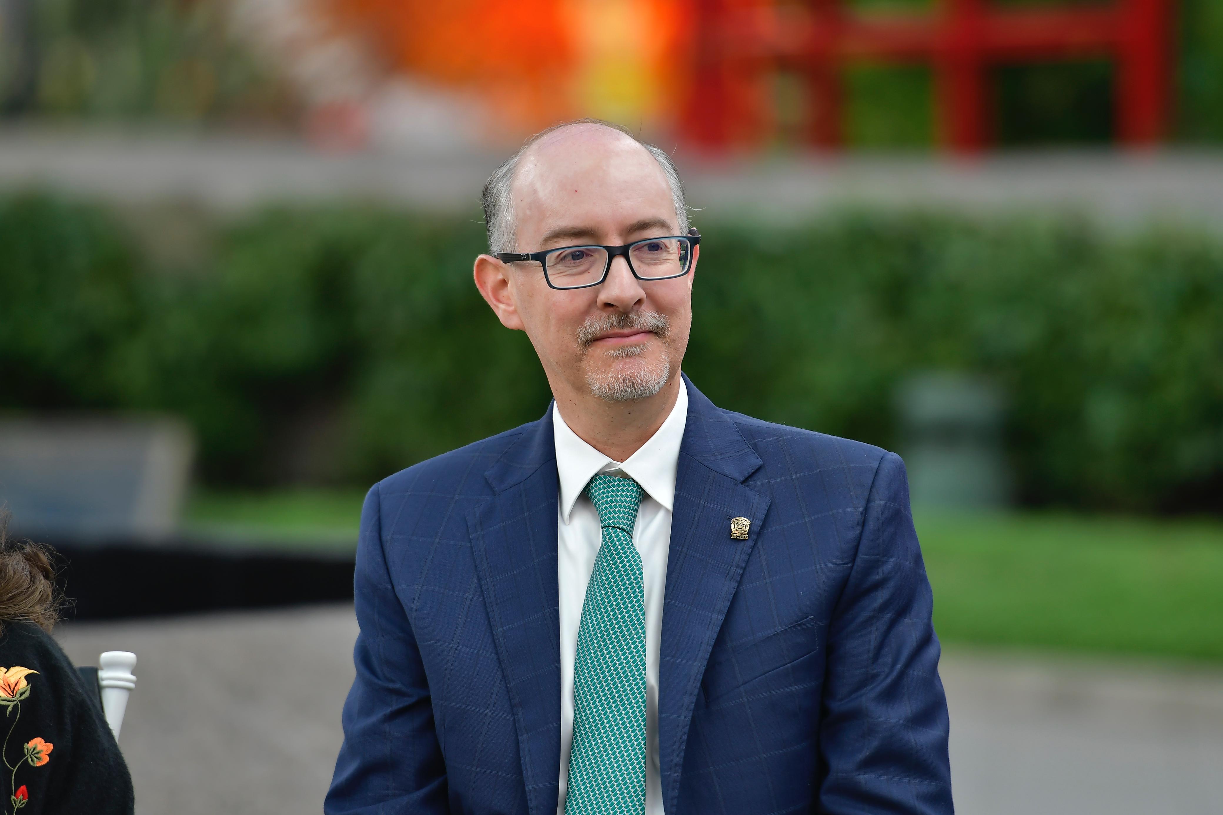 Carlos Eduardo Barrera Díaz, el rector, fue acusado de utilizar recursos de la universidad. Foto: Arturo Hernández