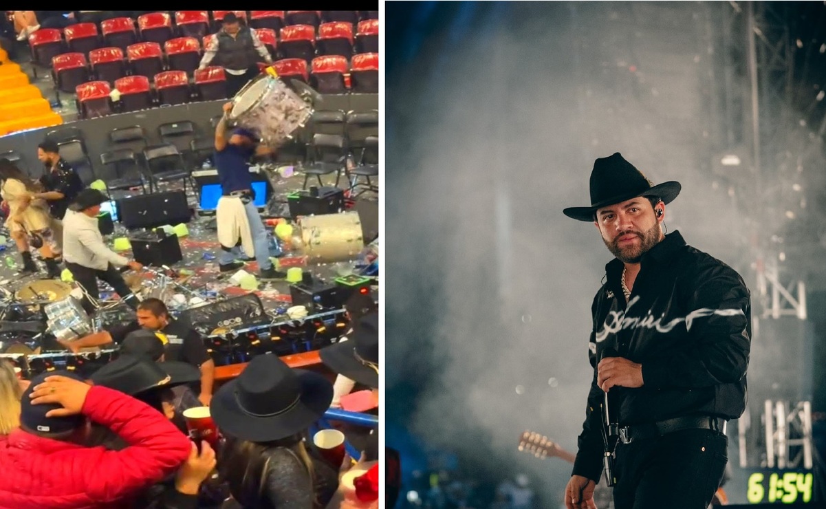 El artista explicó al público que se dio cita para su presentación, que existe una prohibición para cantar los narcocorridos. Foto: Especial