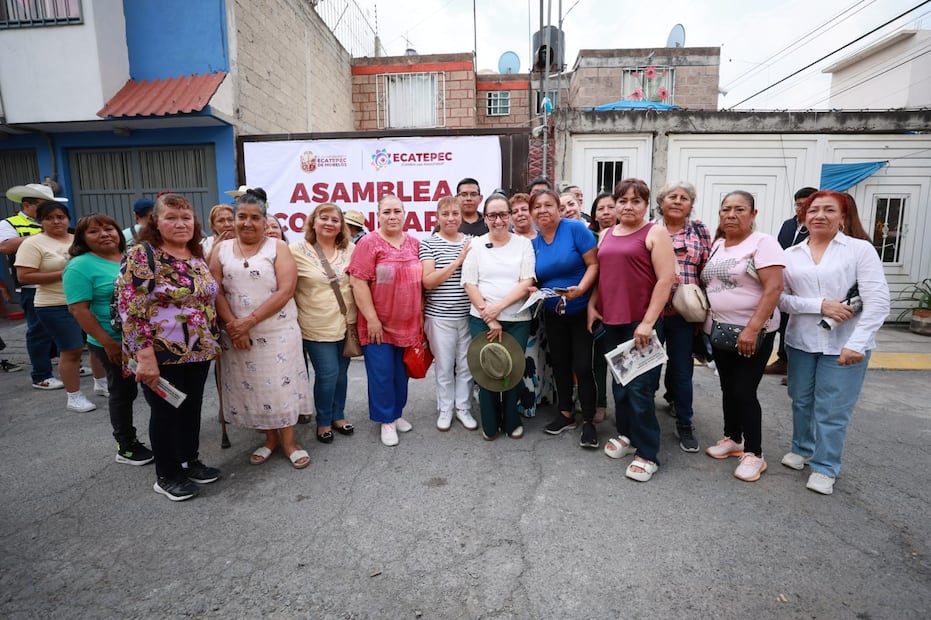 María de Lourdes Jasso, habitante de Cerrada Benito Juárez, agradeció al gobierno municipal por el programa Cimientos de Esperanza. Foto: especial