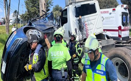 Carretera Toluca-Palmillas cobra dos vidas: Pareja fallece tras ser impactada por tráiler