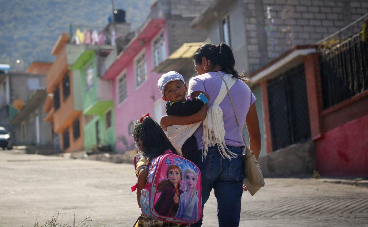 La colonia Tierra Blanca, en Ecatepec, carece de alumbrado público y seguridad suficiente, lo que genera inseguridad entre las mujeres que viven y estudian en la zona / Foto: Luis Camacho