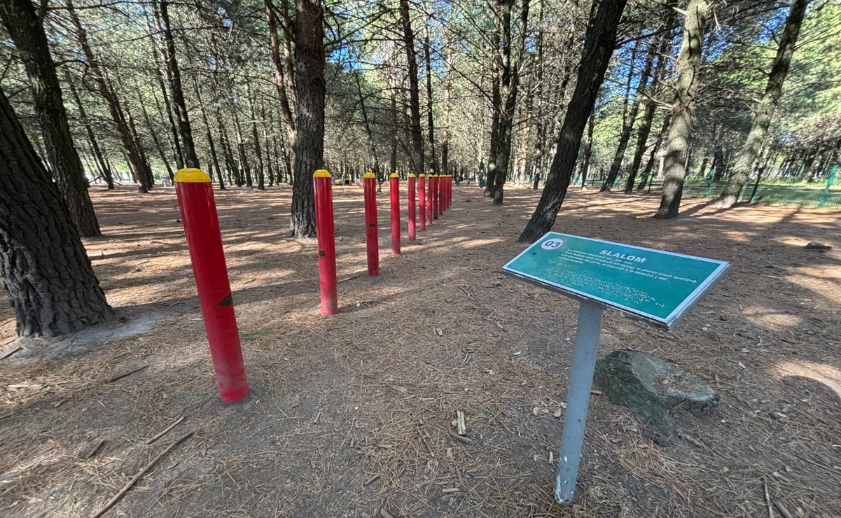 El parque canino cuenta con 10 juegos de habilidades para los canes, entre rampas, vallas, túneles y areneros. Foto: Miguel García / El Universal Edomex