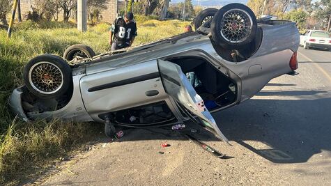 Toluca: Familia sufre aparatoso choque; menores hospitalizados