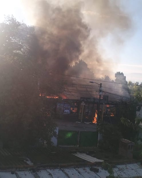 El establecimiento presentó afectaciones luego del incendio registrado en sus instalaciones. Foto especial
