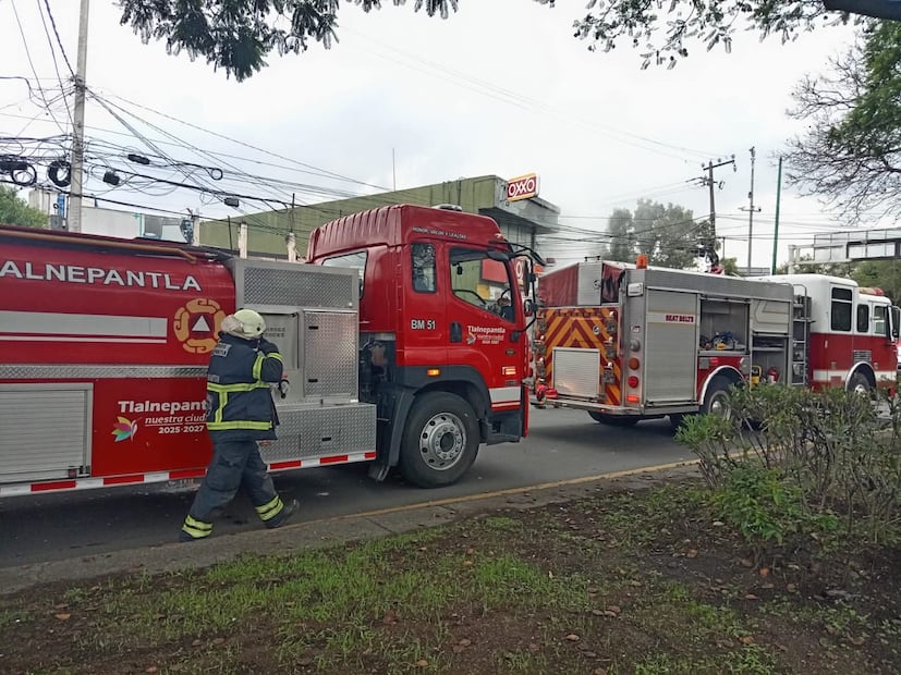Protección Civil de Tlalnepantla informó que la fuga fue controlada, por lo que se descartan riesgos. Foto: especial