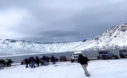 Edomex: Personas acceden con vehículos al Nevado de Toluca pese a restricciones