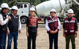 Sheinbaum y Delfina Gómez supervisan obras y acciones en Edomex