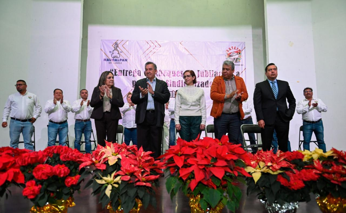 Justicia social: Naucalpan salda deuda histórica con sus trabajadores jubilados. Foto: Especial