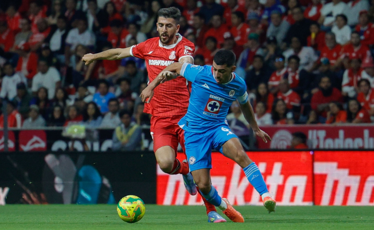 Toluca y Cruz Azul empatan 2-2 en el último partido del Clausura 2025