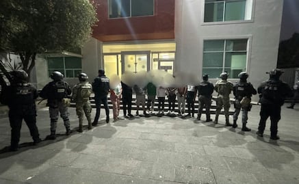 Capturan a ocho sospechosos durante operativo contra grupo delictivo en Ecatepec