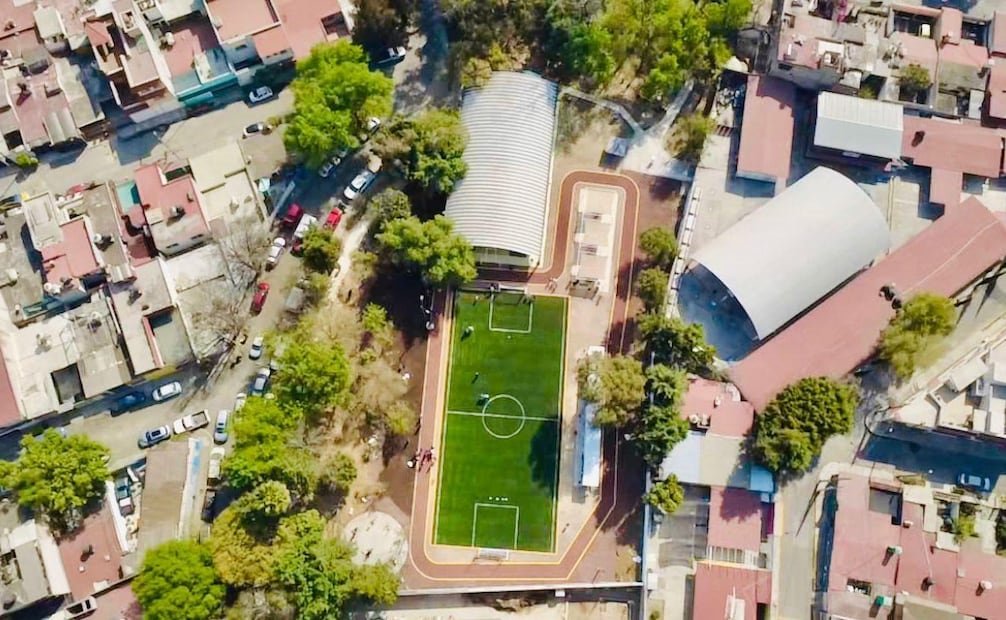 El emblemático Parque de las Esculturas albergará la proyección de los partidos del torneo internacional a partir de este miércoles. Foto Especial