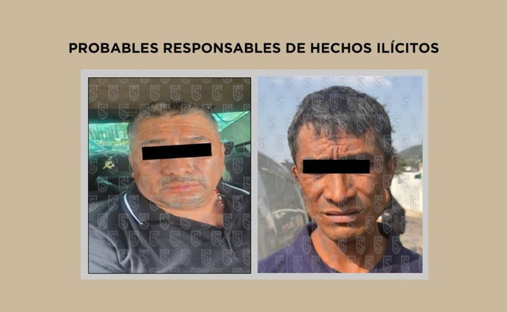 Eduardo “N” y Luis “N” fueron puestos a disposición del Ministerio Público bajo investigación por encubrimiento por receptación. Foto Especial