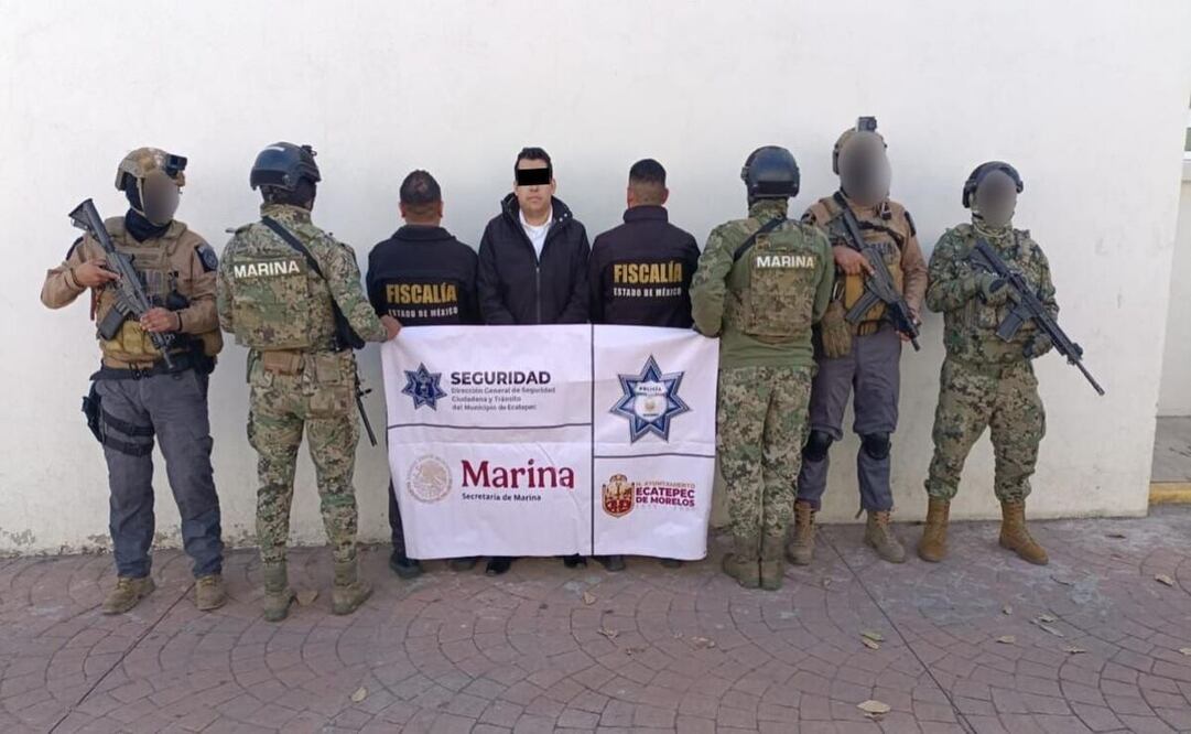 Óscar Daniel “N” fue aprehendido en la colonia Ejidos de Chiconautla