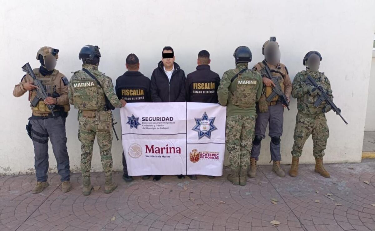 Óscar Daniel “N” fue aprehendido en la colonia Ejidos de Chiconautla