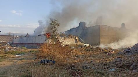 Explosión de polvorín en Texcoco deja un muerto y tres lesionados