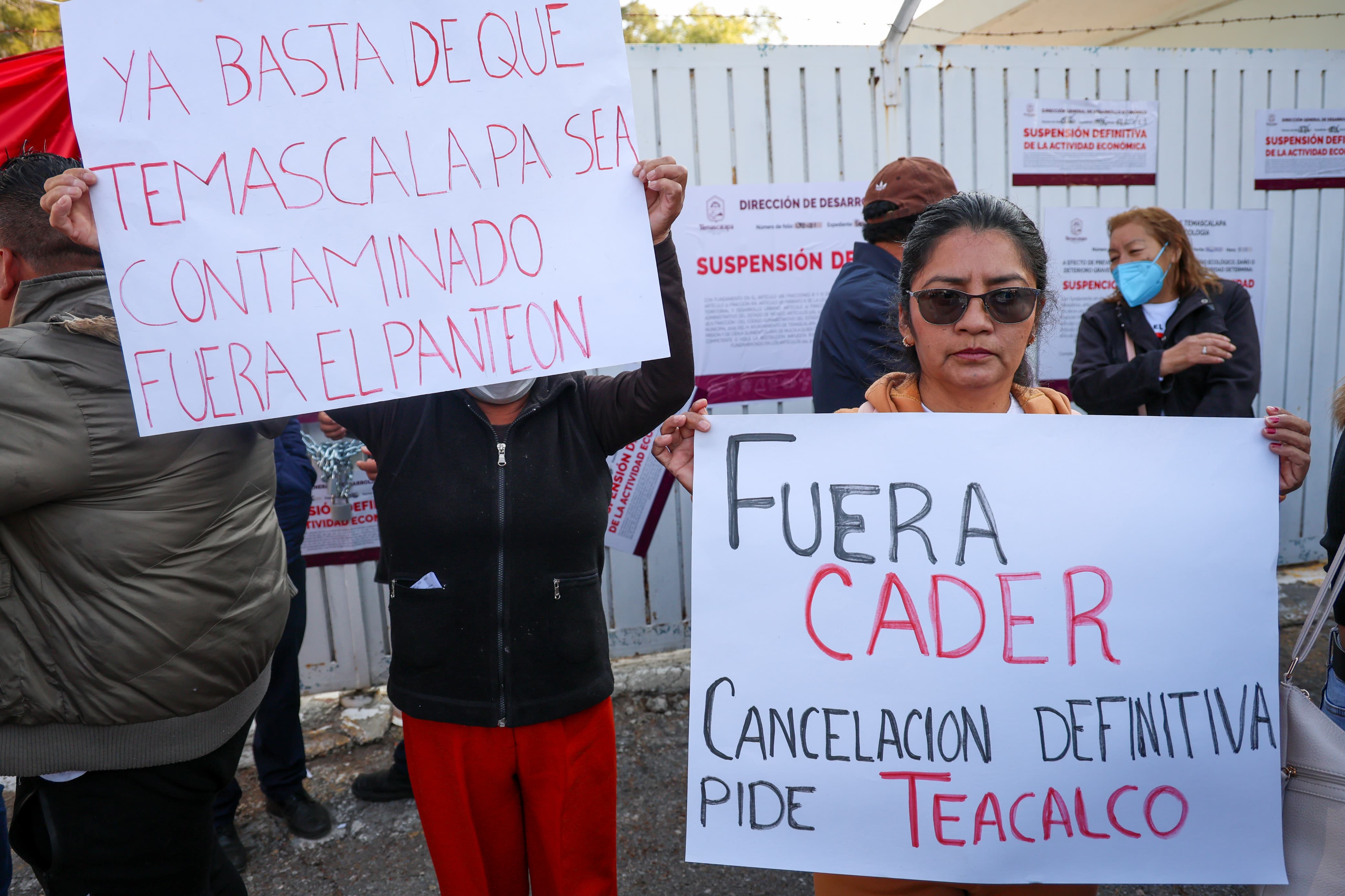 El CADER fue clausurado ante la demanda de los vecinos de que no sea reabierto nunca más por las afectaciones a la salud de las familias de esa zona. Foto: Luis Camacho / El Universal Estado de México