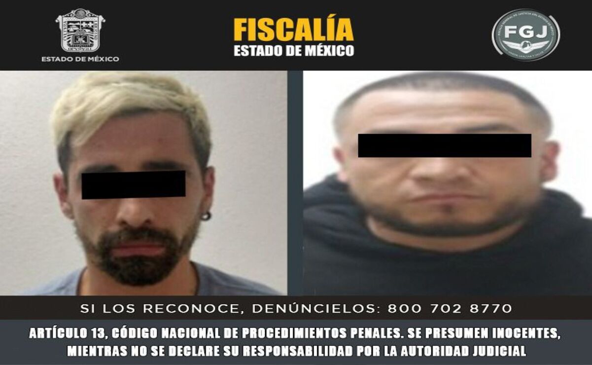 César “N” y Jair “N” fueron puestos a disposición de un juez en el Centro Penitenciario y de Reinserción Social de Chalco. Foto: Especial