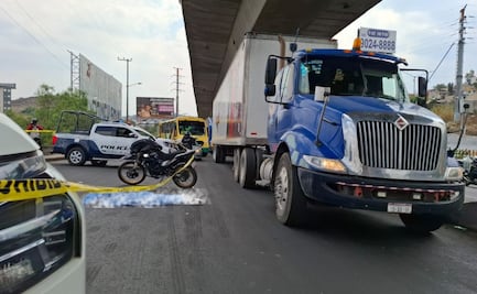 Muere pasajero de Didi Moto tras caer y ser arrollado por un camión en el Periférico Norte