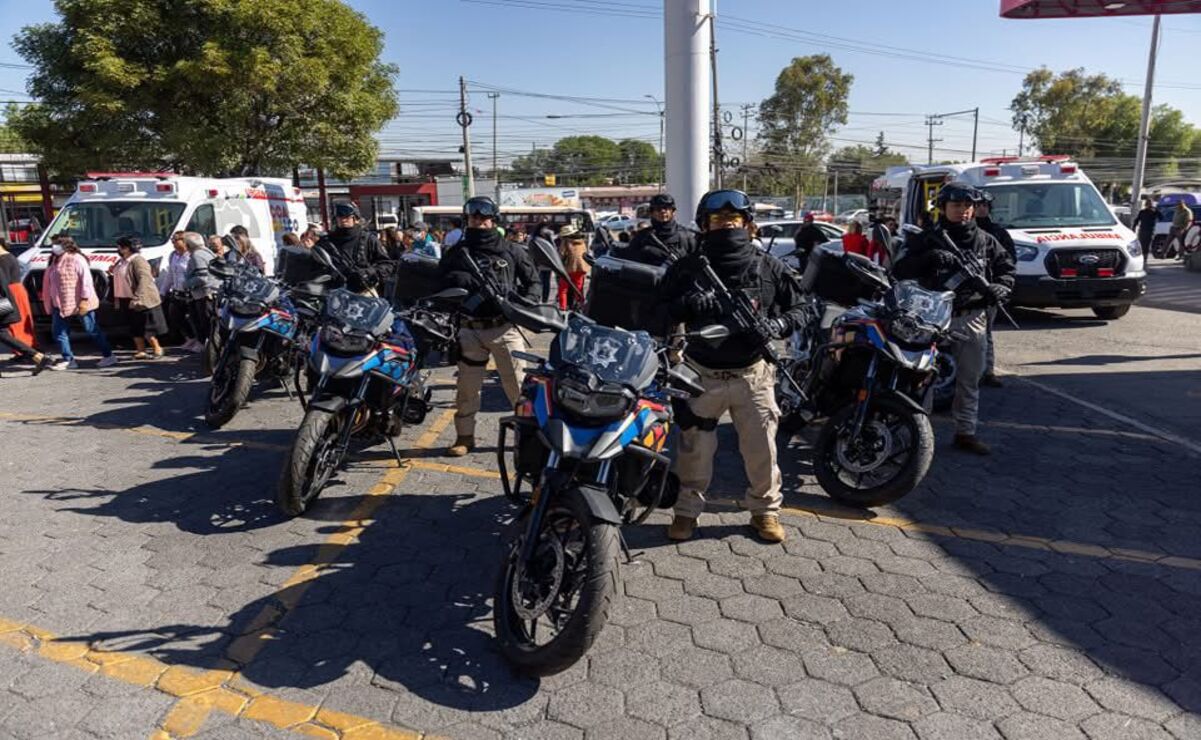 Blindaje en Coacalco: Refuerzan seguridad con operativos a transporte público y motos