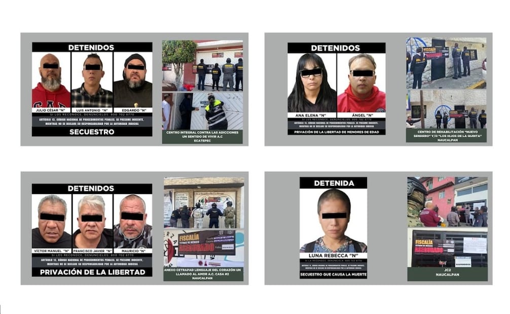 Autoridades detectaron que menores de edad eran sometidos a castigos físicos y trabajos forzados en los inmuebles. Foto Especial