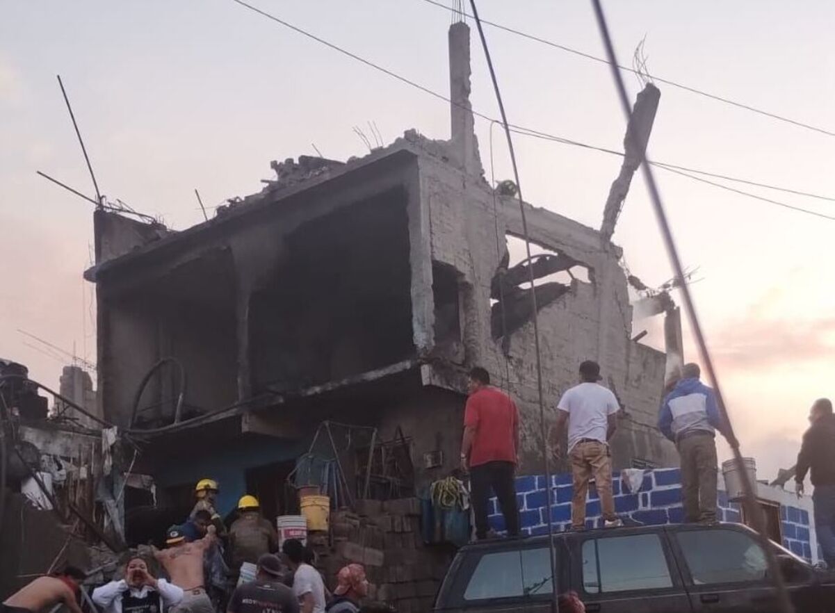 Explosión en Chimalhuacán: Un menor muerto, cinco heridos y varias viviendas dañadas
