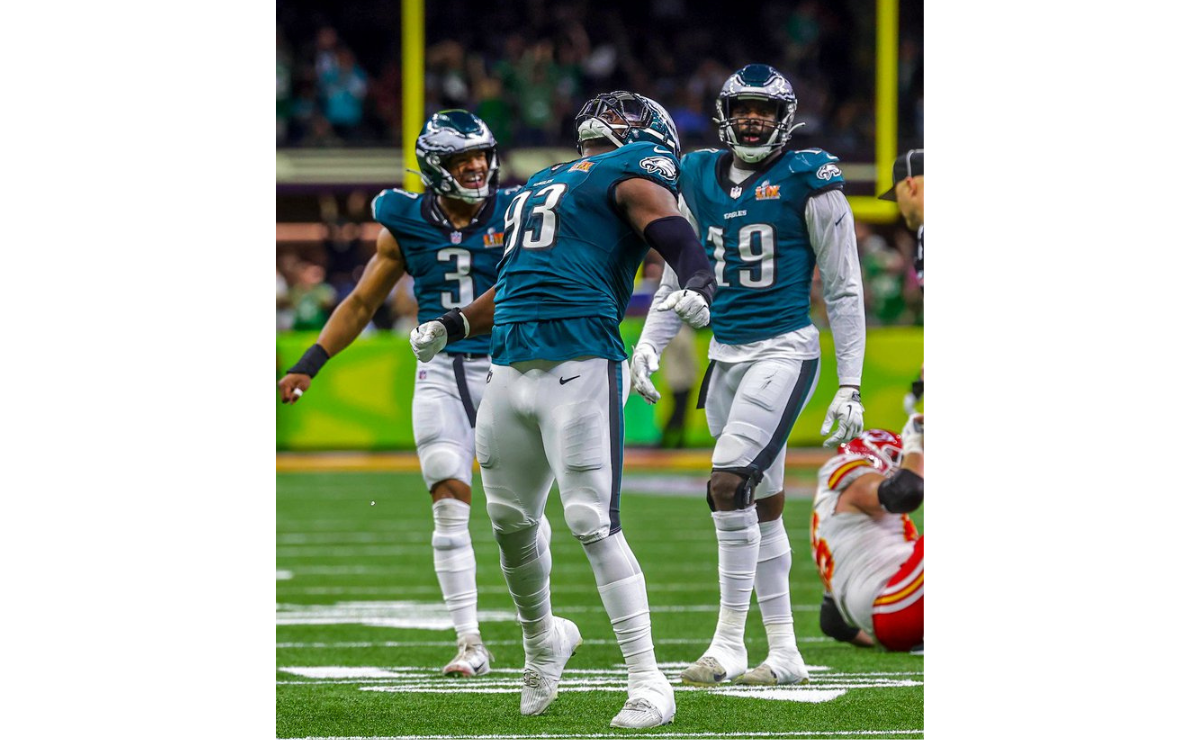 El trofeo Vince Lombardi vuelve a Philadelphia. Foto: @Eagles