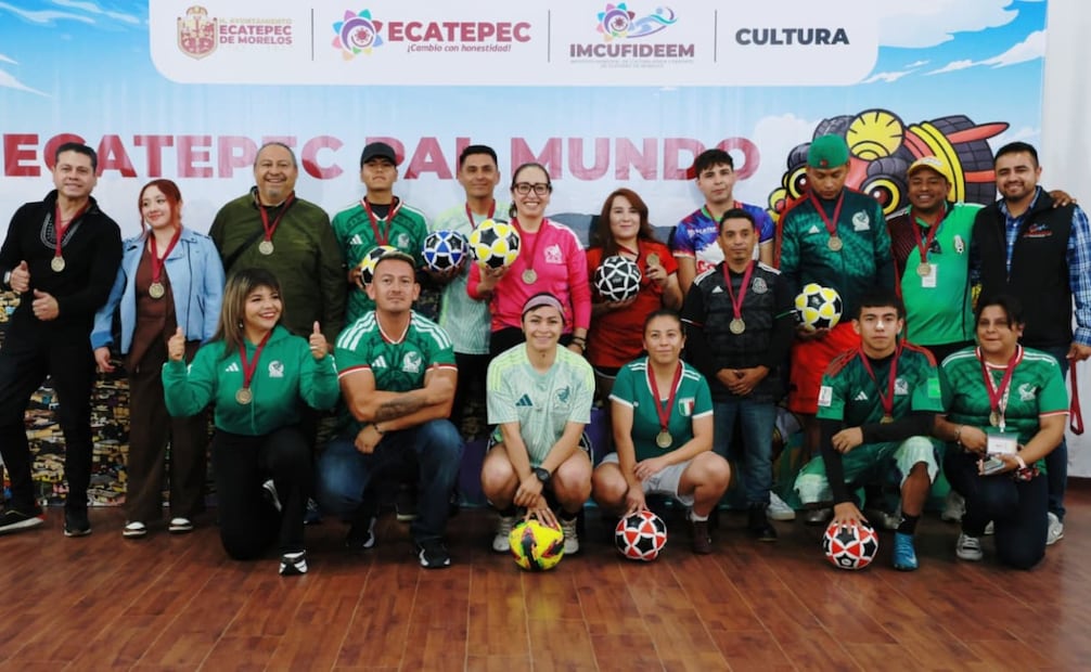 Ecatepec apuesta por la paz y el deporte en el torneo 'Que ruede el balón'. Foto Especial