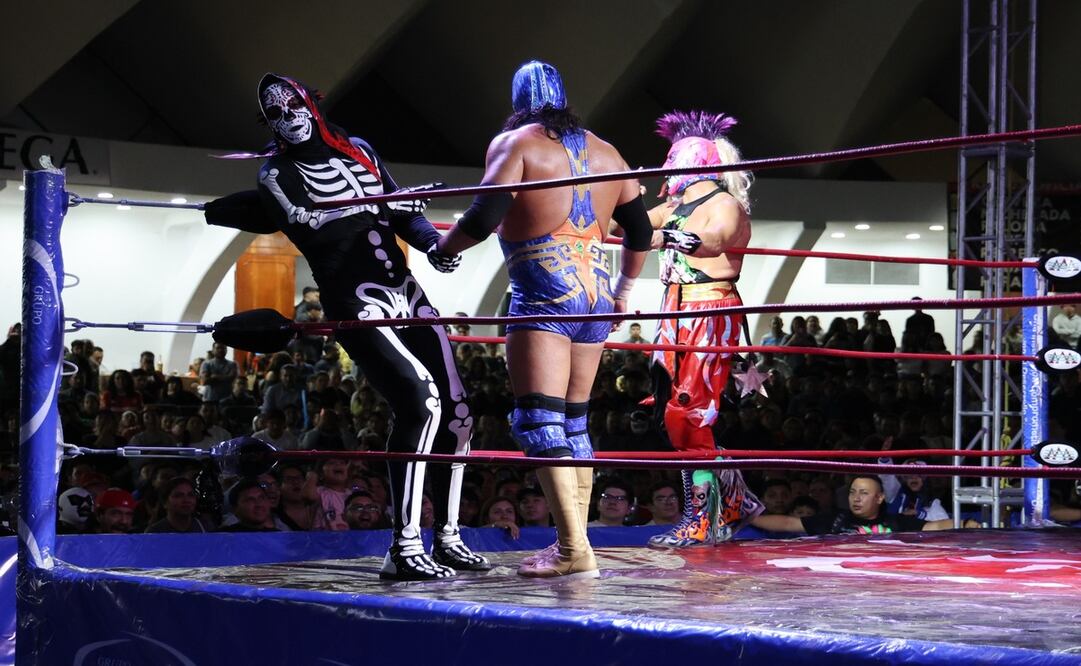 La Parka ha sido uno de los luchadores más emblemáticos de la Lucha Libre mexicana por más de 30 años. Foto: Roberto Guerrero / El Universal Estado de México