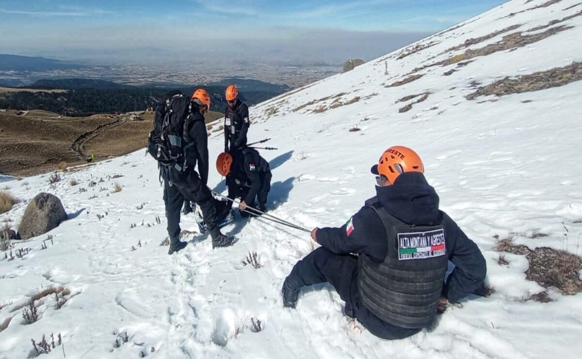 Los turistas al caer se golpearon con varias piedras / Foto Especial