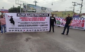 Manifestantes bloquean parcialmente la México-Pachuca en Tlalnepantla