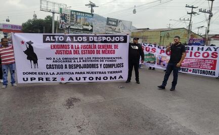 Manifestantes bloquean parcialmente la México-Pachuca en Tlalnepantla