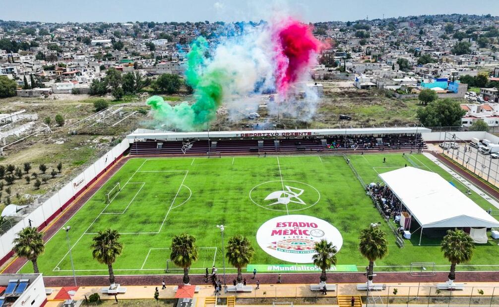La rehabilitación del Deportivo Oriente generó más de mil 400 empleos directos e indirectos en la región. Foto Especial