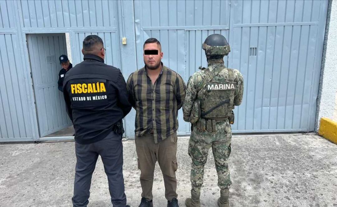 Germán Isaías “N”, alias “El Masse” fue trasladado al penal de Chiconautla. Foto: Especial